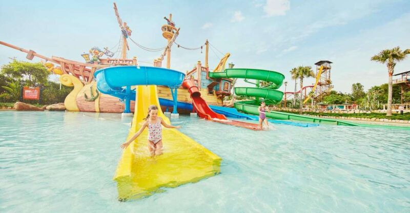 Barcelona: Caribe Aquatic Park Full-Day Ticket With Transfer - Europes Highest Free Fall Waterslide