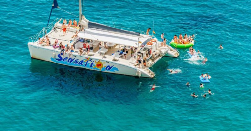 Barcelona: Catamaran Party Cruise With BBQ Meal - Key Points