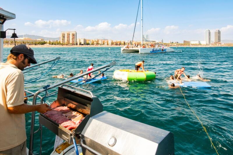 Barcelona: Catamaran Party Cruise With BBQ Meal - Meal Details