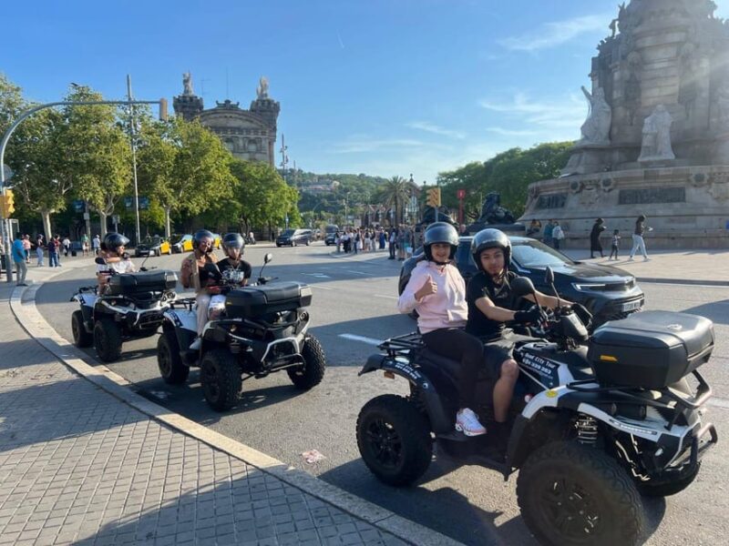 Barcelona: City Sights Electric Quad Tour (License Required) - Passenger Swap Option