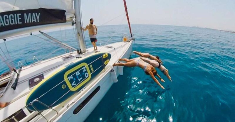 Barcelona: Coastline Boat Trip With Snacks and Cava - Meeting Point and Logistics