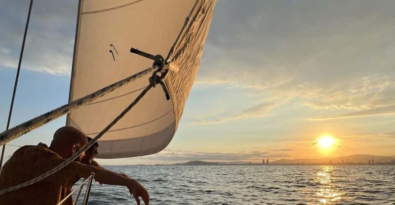 Barcelona: Coastline Sailing With Swim Toys W/ Food & Drinks - Key Points
