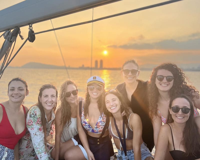 Barcelona: Coastline Sailing With Swim Toys W/ Food & Drinks - Meeting Location and Essentials