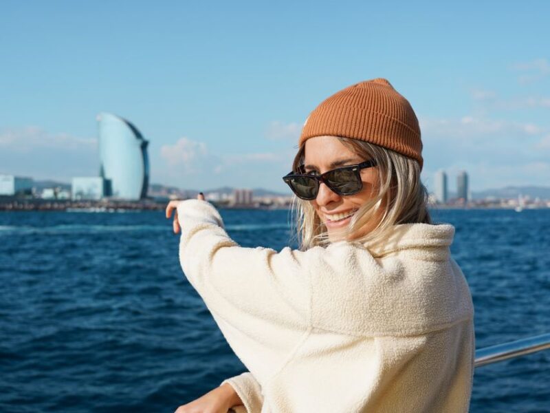 Barcelona: Daytime or Sunset Catamaran Cruise With Music - Catamaran Design and Amenities
