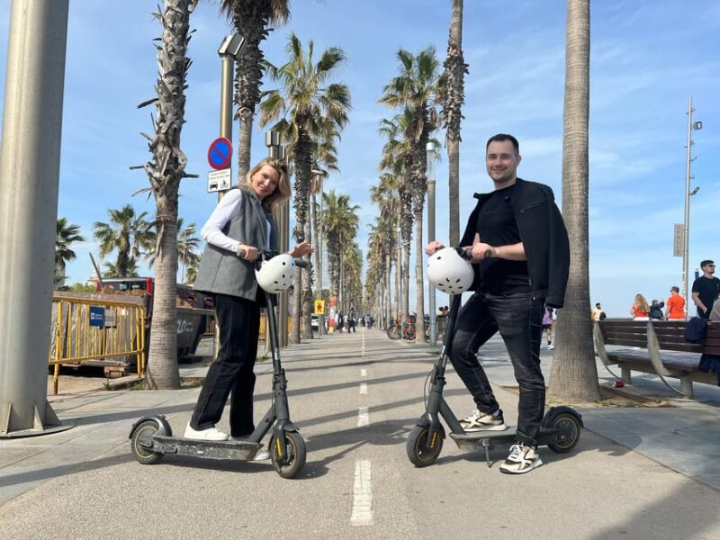 Barcelona E-Scooter Adventure - Inclusions