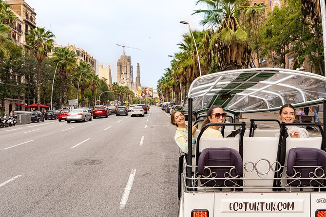 Barcelona Express Tour in a Private Eco Tuk Tuk - Meeting and Pickup