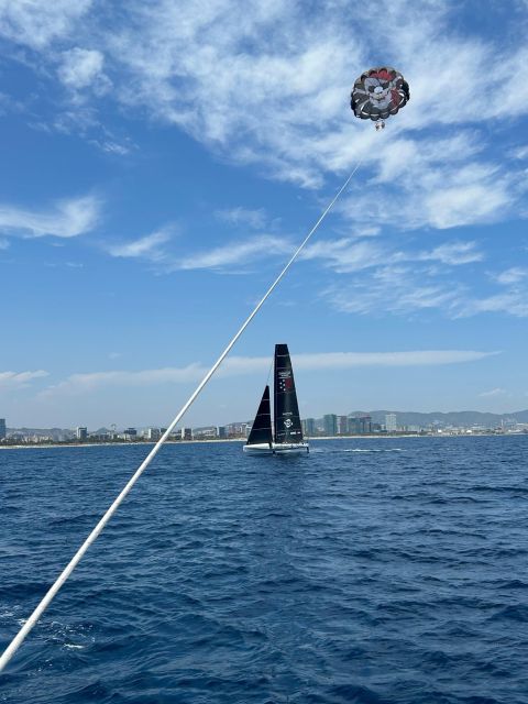 Barcelona: Guided Parasailing Experience - Speedboat Ride to the Site