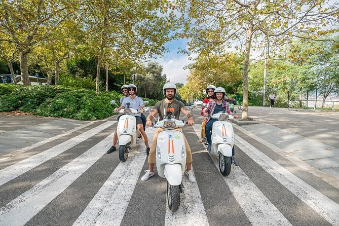 Barcelona in One Day the Catalan Full Experience by Vespa Scooter - Sagrada Familia Discovery