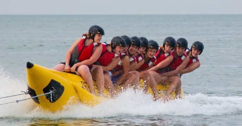 Barcelona: Inflatable Banana Boat Ride - Key Points