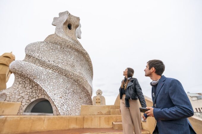Barcelona: La Pedrera-Casa Milà Ticket & Audio Guide Option - Rooftop Exploration