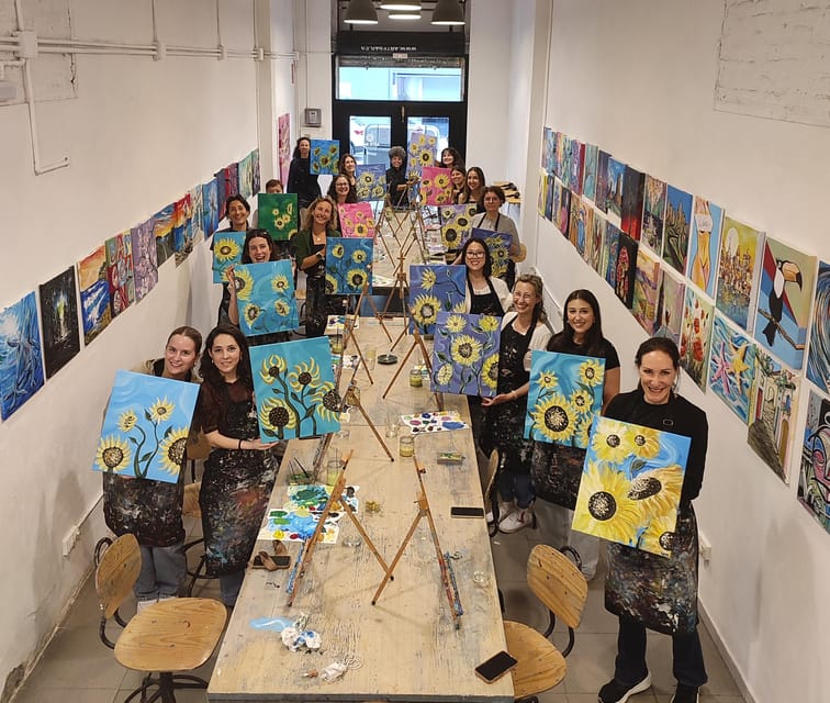 Barcelona: Learn to Paint, Sip Wine, Enjoy Snacks & Music - Instructor and Experience