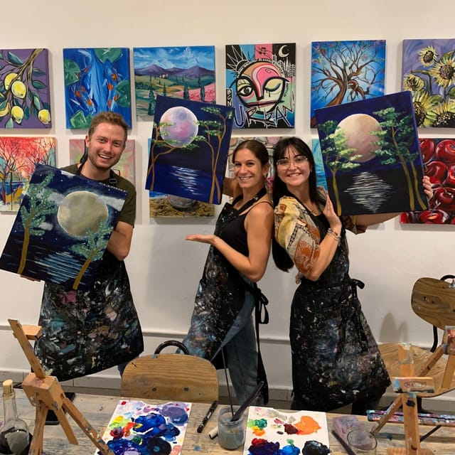 Barcelona: Learn to Paint, Sip Wine, Enjoy Snacks & Music - Important Information