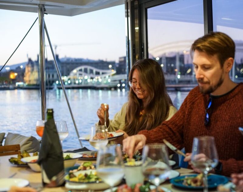 Barcelona: Lunch or Dinner Catamaran Sailing Tour - Inclusions and Amenities
