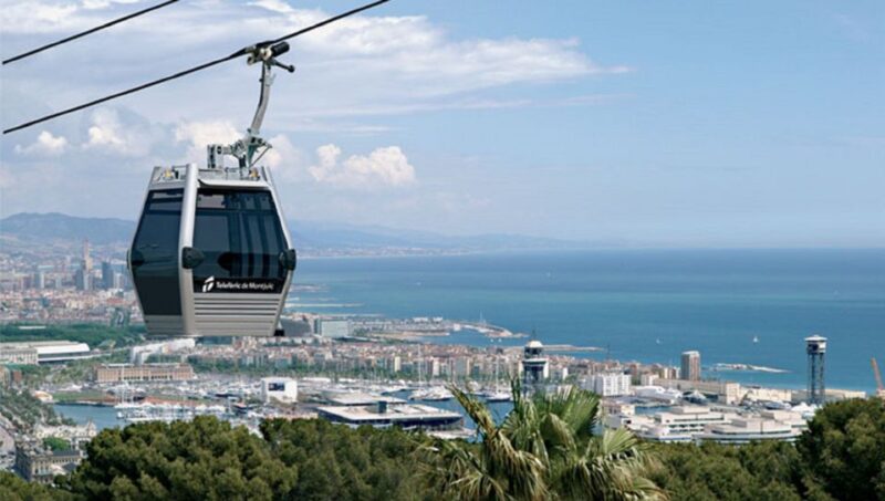 Barcelona: Montjuïc Cable Car Ticket With 2 Audio Guides - Key Points