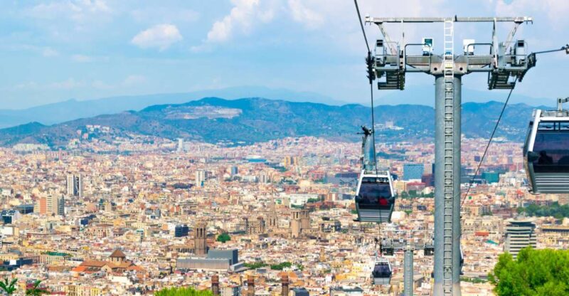Barcelona: Montjuïc Cable Car Ticket With 2 Audio Guides - Experience Inclusions