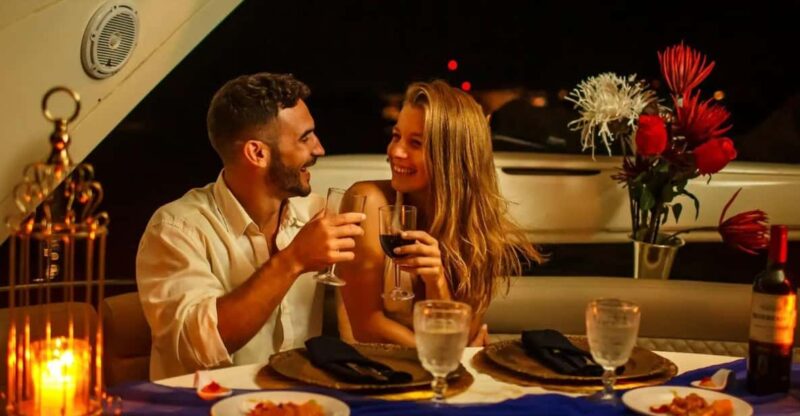 Barcelona: Night on a Private Yatch With Romantic Dinner - Sailing Experience