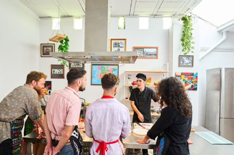Barcelona: Paella Cooking Class With Market Visit and More - Vegetarian and Chicken Options