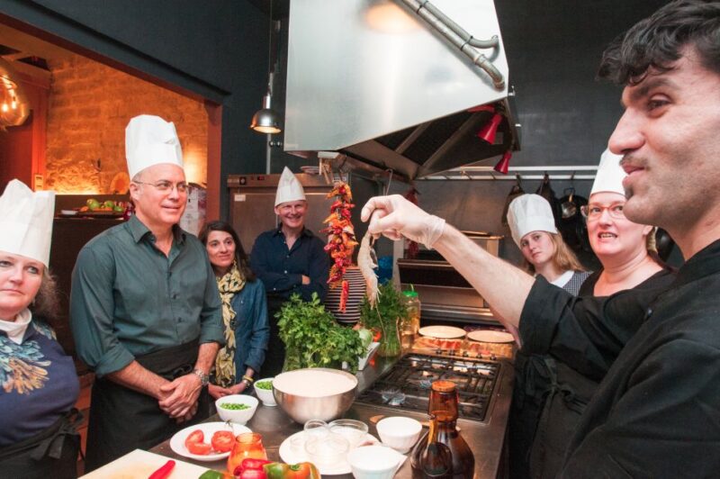 Barcelona: Paella Cooking Experience & Boqueria Market Tour - Seafood Paella Cooking