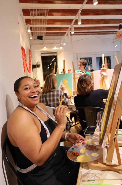 Barcelona: Paint Your Own Souvenir, With Bottomless Wine! - Included Supplies and Refreshments