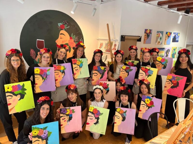 Barcelona: Paint Your Own Souvenir, With Bottomless Wine! - Accessibility and Age Restrictions