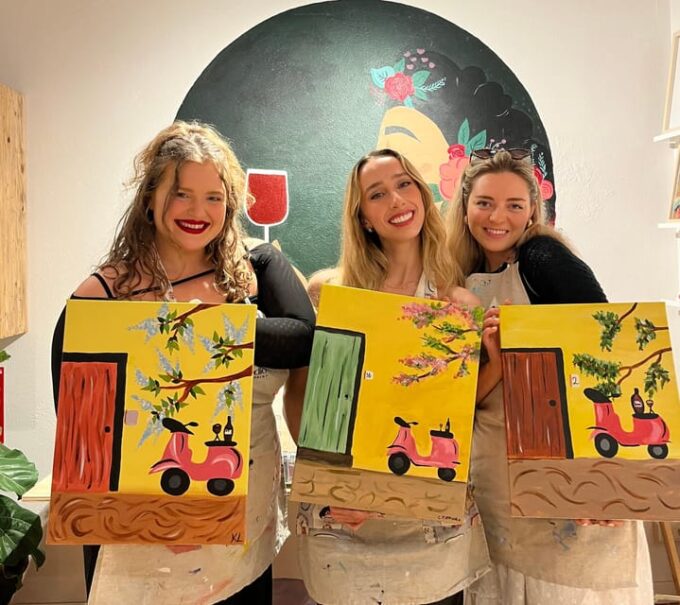 Barcelona: Paint Your Own Souvenir, With Bottomless Wine! - Frequently Asked Questions