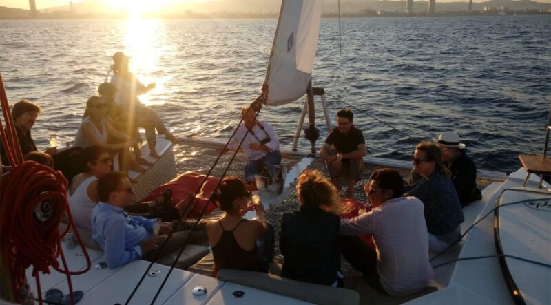 Barcelona: Private Catamaran Sailing Cruise - Refreshing Drinks and Snacks