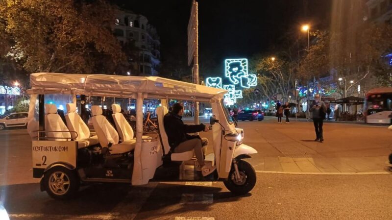 Barcelona: Private Christmas Lights Tour by Eco Tuk Tuk - Inclusions and Exclusions