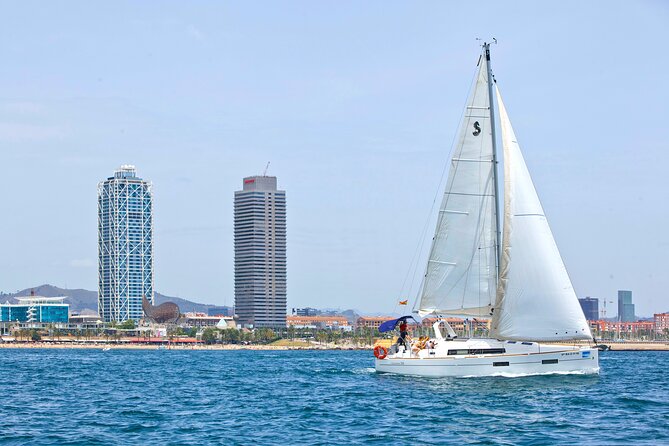 Barcelona Private Sailing With Open Bar & Snacks - Enjoying Snacks and Drinks