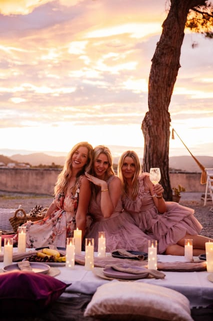 Barcelona: PRIVATE Sunset Vineyard Photoshoot & Dress Rental - Transportation and Pickup