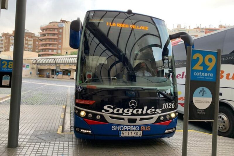 Barcelona: Roca Village Shopping Mall Transfers - Duration and Route Information