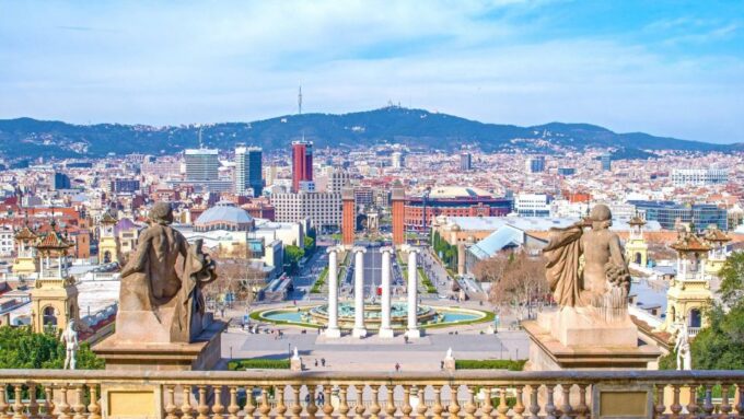 Barcelona: Sagrada Familia and City Tour With Hotel Pickup - Panoramic Views From Montjuic Mountain
