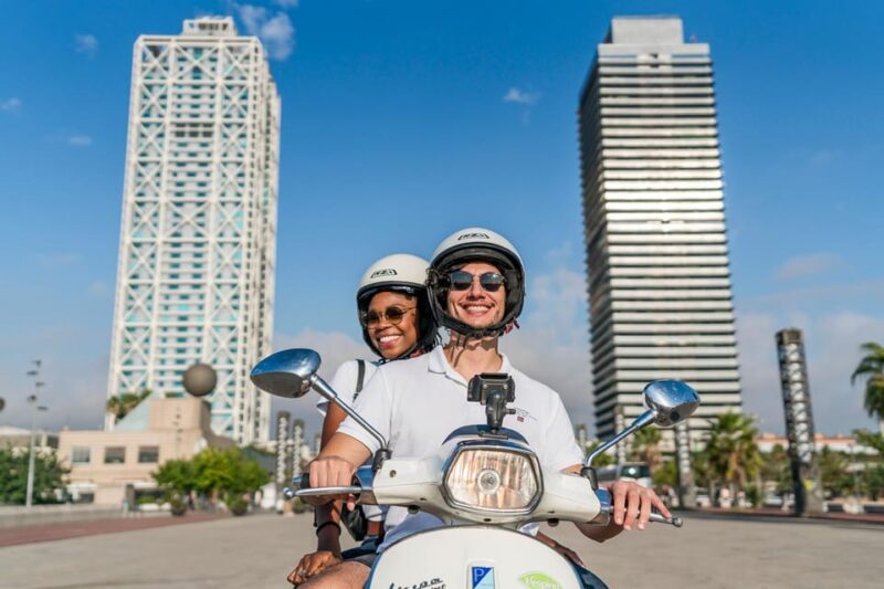 Barcelona: Sagrada Familia and Highlights 5h Vespa Tour - Scooter Route Highlights
