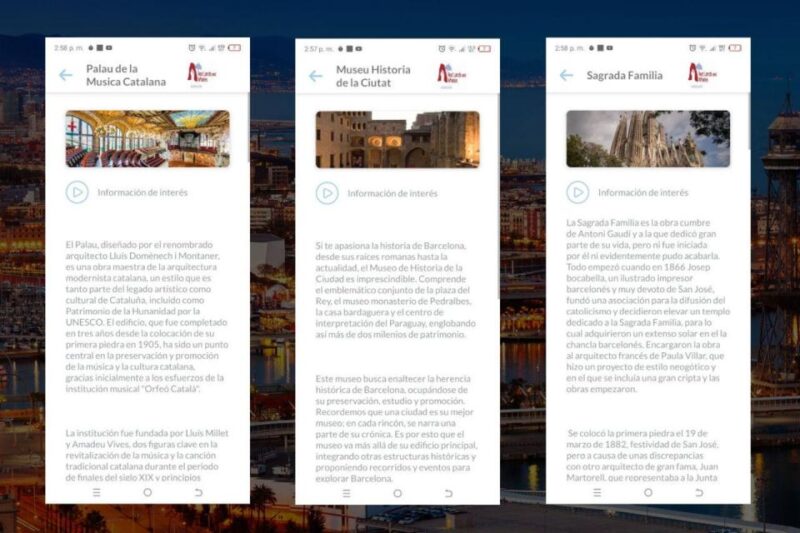 Barcelona Self-Guided Tour App With Multilingual Audio Guide - Tour Route Highlights