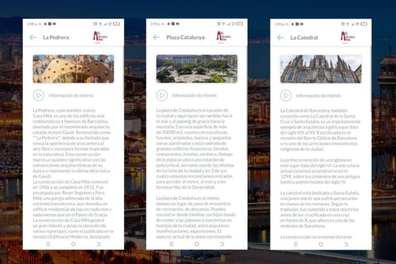 Barcelona Self-Guided Tour App With Multilingual Audio Guide - User Experience Review