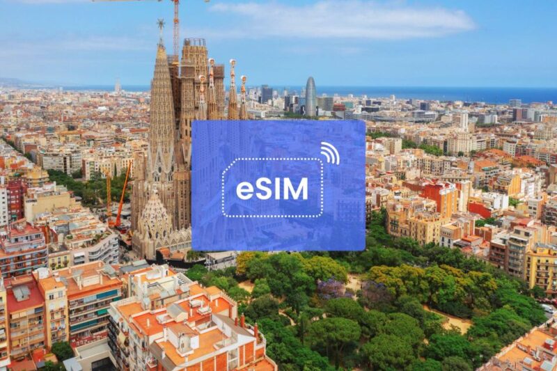 Barcelona: Spain or Europe Esim Roaming Mobile Data Plan - Key Features of the Plan