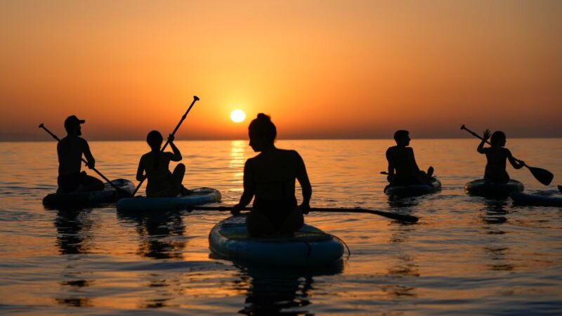 Barcelona: Sunrise Paddleboarding With Instructor and Photos - Itinerary and Experience