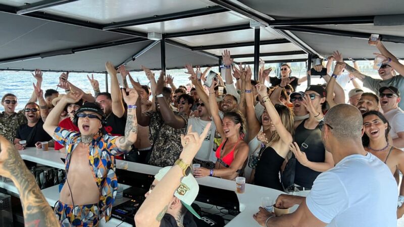 Barcelona: Sunset Boat Party With Pre-Party, Drinks & Snacks - Restrictions