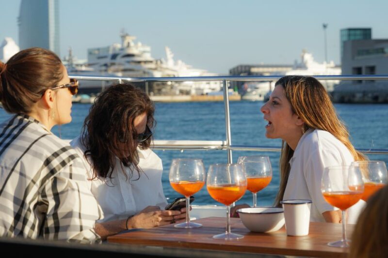 Barcelona: Sunset Catamaran Experience W/ Optional Dinner - Optional Add-on