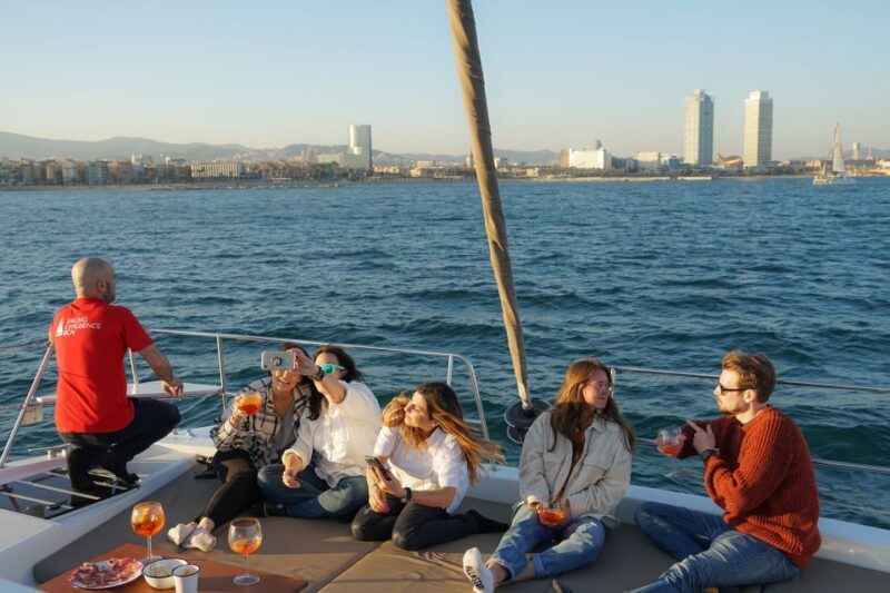 Barcelona: Sunset Catamaran Experience W/ Optional Dinner - Sunset Sails and Cityscapes