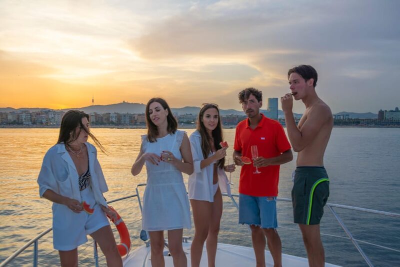 Barcelona: Sunset Sailing in Yatch With Wine and Snacks - Booking and Cancellation