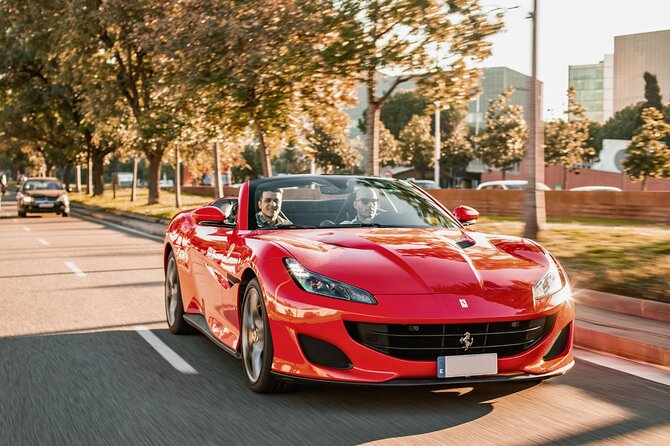 Barcelona Supercar Thrill: Test Drive Ferrari Portofino M - Exploring Barcelonas Streets