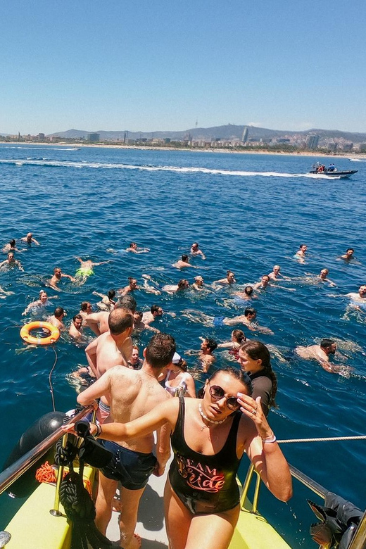 Barcelona  - Swim & Party Boat With Paella - Onboard Entertainment