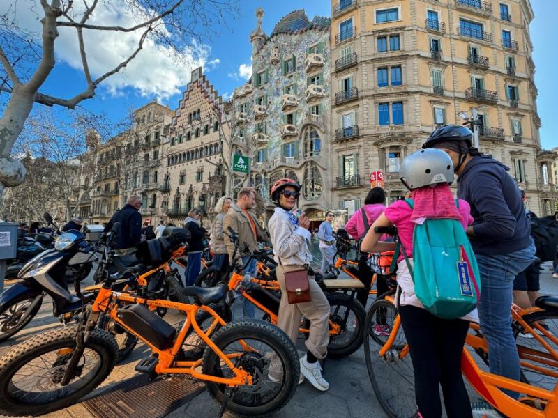 Barcelona: Top-20 City Sights Bike/eBike Guided Private Tour - Itinerary and Highlights