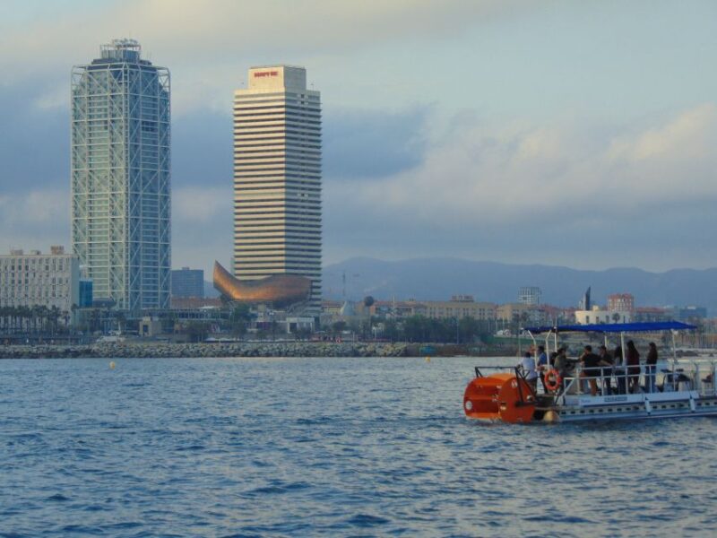 Barcelona: Water Beer Bike Tour - Boat Cruise Itinerary