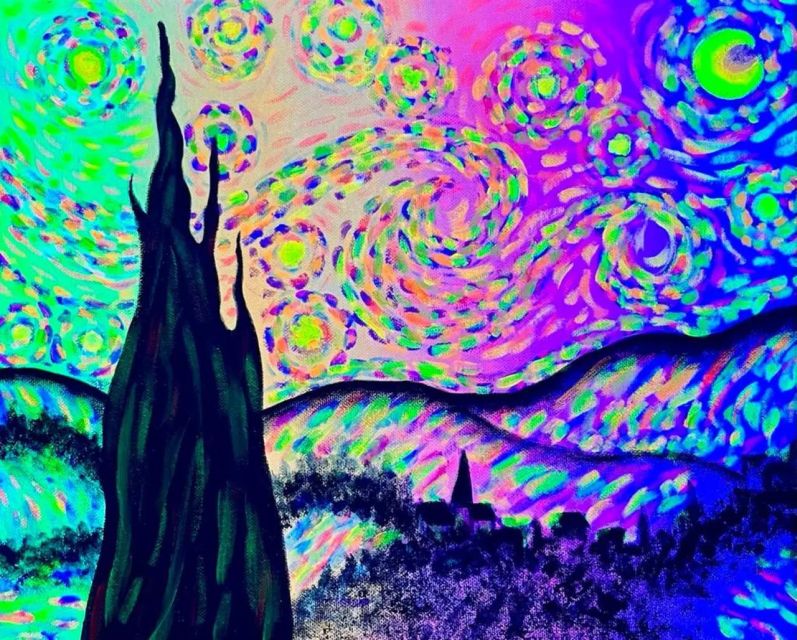 Barcelona: Wine and Van Gogh Paint and Sip Painting Class - Booking and Payment