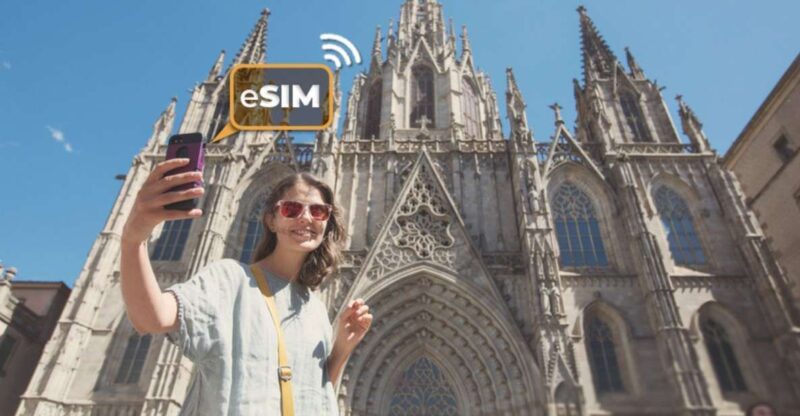 Barcelona&Spain: Unlimited EU Internet With Esim Mobile Data - Unlimited Data Plan