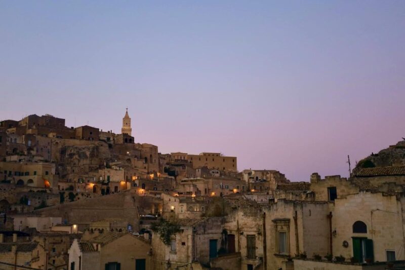 Bari: Matera Private Half-Day Tour With Guide - Itinerary Details
