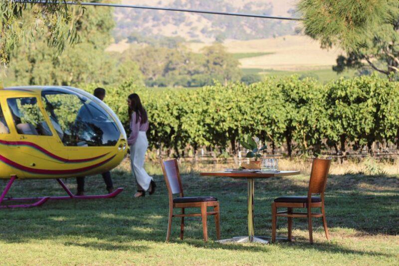 Barossa Valley: Private Helicopter Flight & Winery - Two-Course Lunch