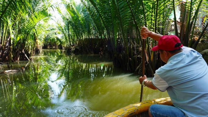 Basket Boat at Coconut Village, Kitchen Show and Big Lunch - Basket Boat Tour
