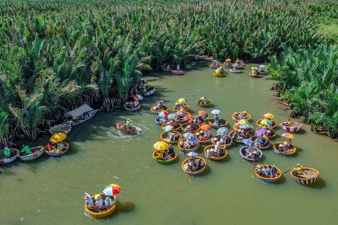 Basket Boat Ride, Coconut Forest, Sunset and Hoi An Town by Night - Pickup and Drop-off Details